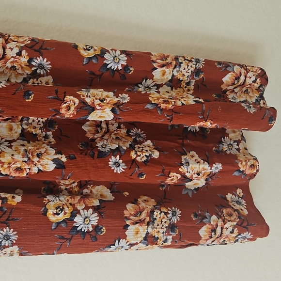 Xhilaration Brown and Black Patterned Dress - Picture 8 of 8